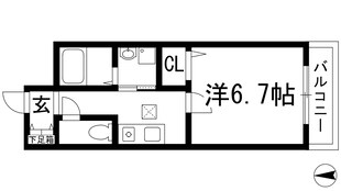 グランリーオ北伊丹2の物件間取画像